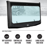 Photo of Segway UT10 Crew Front Windshield by Super Comp - Premium Windshields for UTVs / Side by Sides