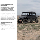 Photo of Segway UT10 Crew Front Windshield by Super Comp - Premium Windshields for UTVs / Side by Sides