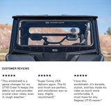 Photo of Segway UT10 Crew Front Windshield by Super Comp - Premium Windshields for UTVs / Side by Sides