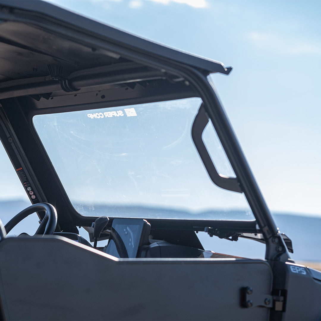 Photo of Segway UT10 Crew Front Windshield by Super Comp - Premium Glass Front Windshield for UTVs / Side by Sides