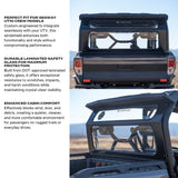 Photo of Segway UT10 Crew Rear Windshield by Super Comp - Premium Windshields for UTVs / Side by Sides
