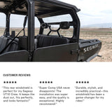 Photo of Segway UT10 Crew Rear Windshield by Super Comp - Premium Windshields for UTVs / Side by Sides