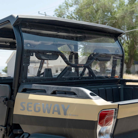 Photo of Segway UT10 Crew Polycarbonate Full Rear Windshield by Super Comp - Premium Polycarbonate Rear Windshield for UTVs / Side by Sides