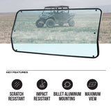 Photo of Segway UT10 Polycarbonate Full Rear Windshield by Super Comp - Premium Windshields for UTVs / Side by Sides
