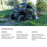 Photo of Can-Am Maverick Sport Tinted Rear Windshield by Super Comp - Premium Windshields for UTVs / Side by Sides