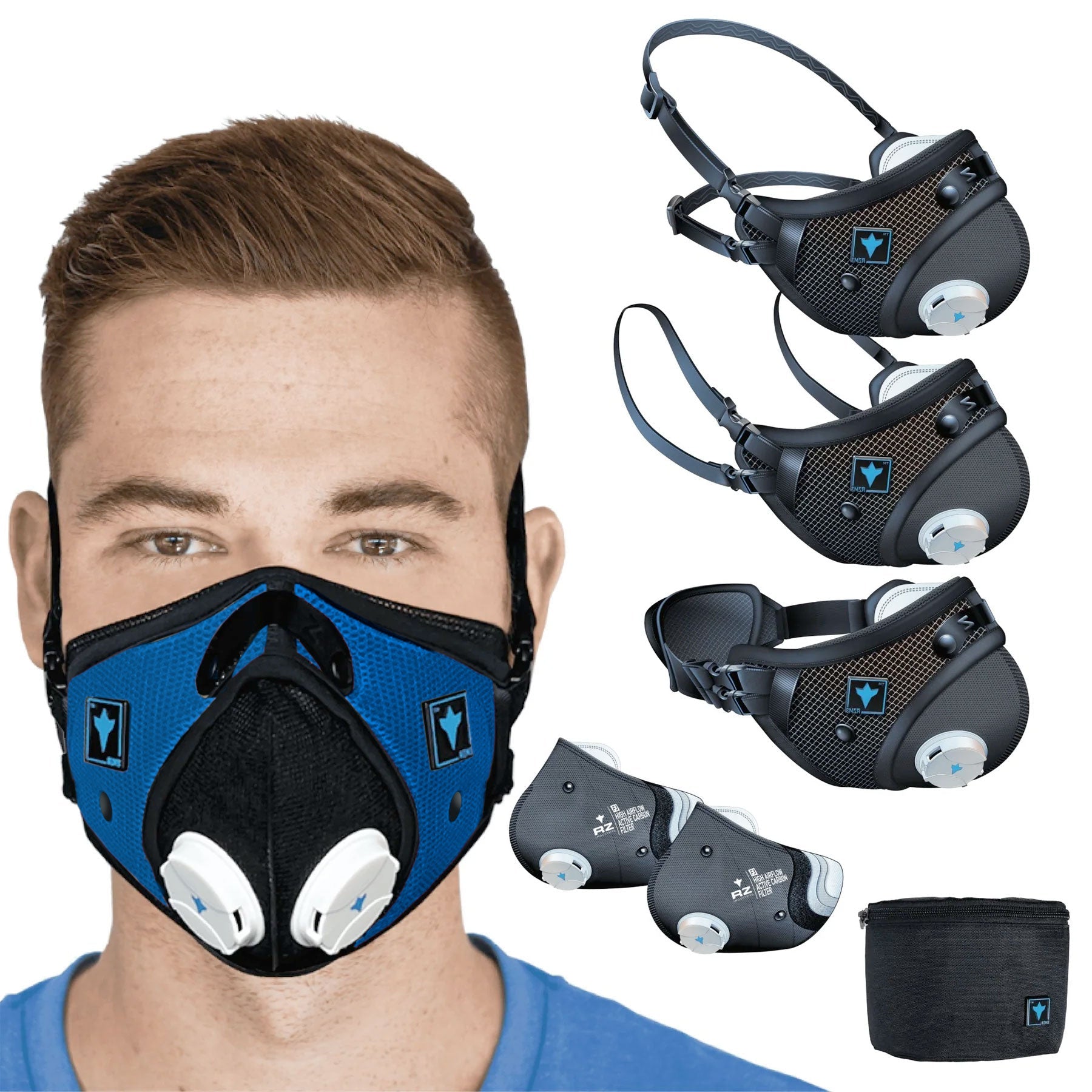 Photo of RZM3: Patented 3-Strap Design & High Flow Filters - BEST SELLER! by RZ Mask - Premium RZM3 Mesh Mask for UTVs / Side by Sides