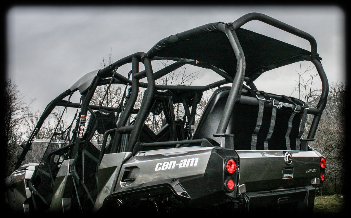 Photo of Commander Max Rear Soft Top (2011-2020) by UTV Mountain Accessories - Premium Roofs for UTVs / Side by Sides