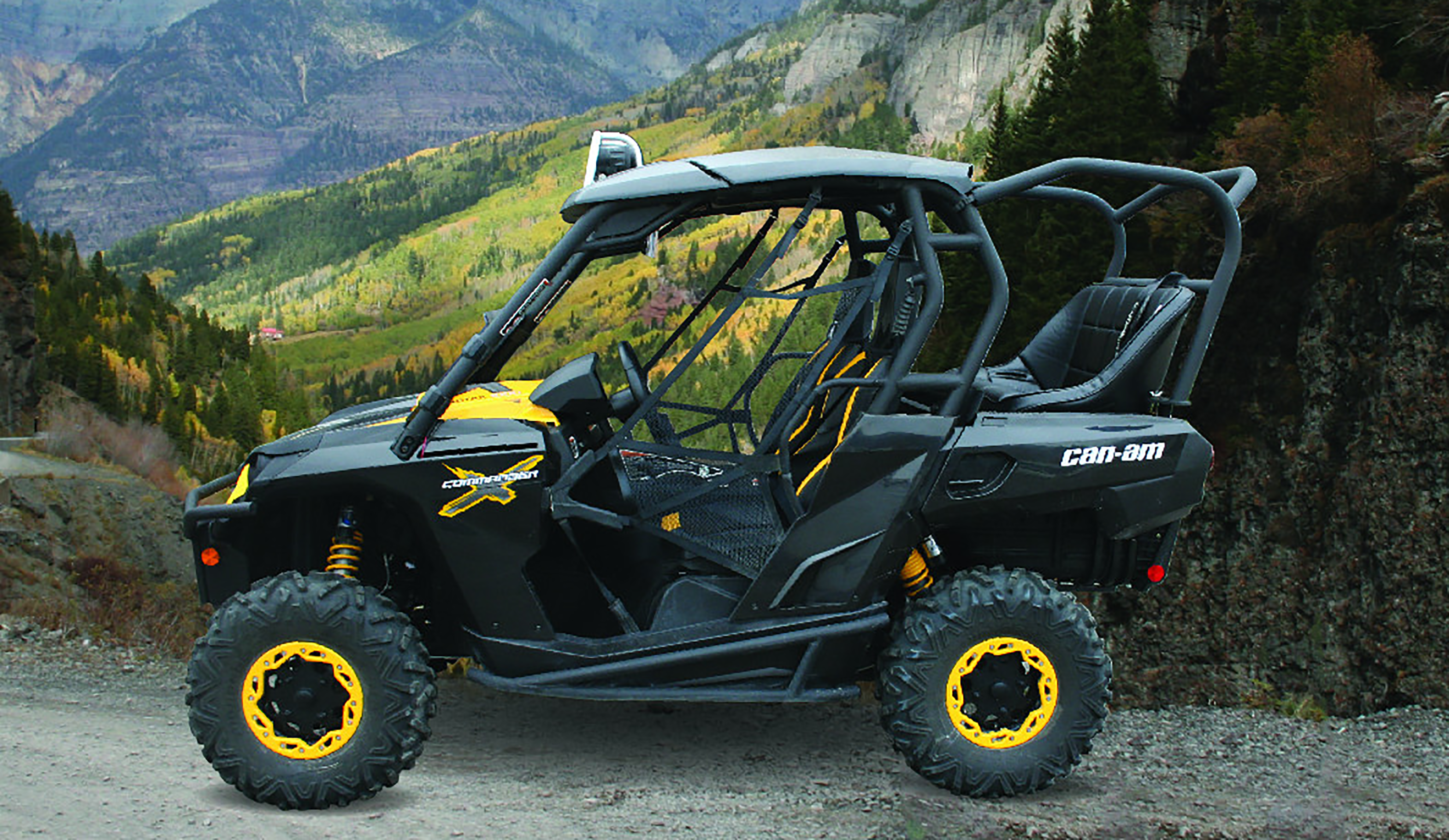 Photo of Commander Max Backseat and Roll Cage Kit (2014-2020) by UTV Mountain Accessories - Premium Backseat and Roll Cage for UTVs / Side by Sides