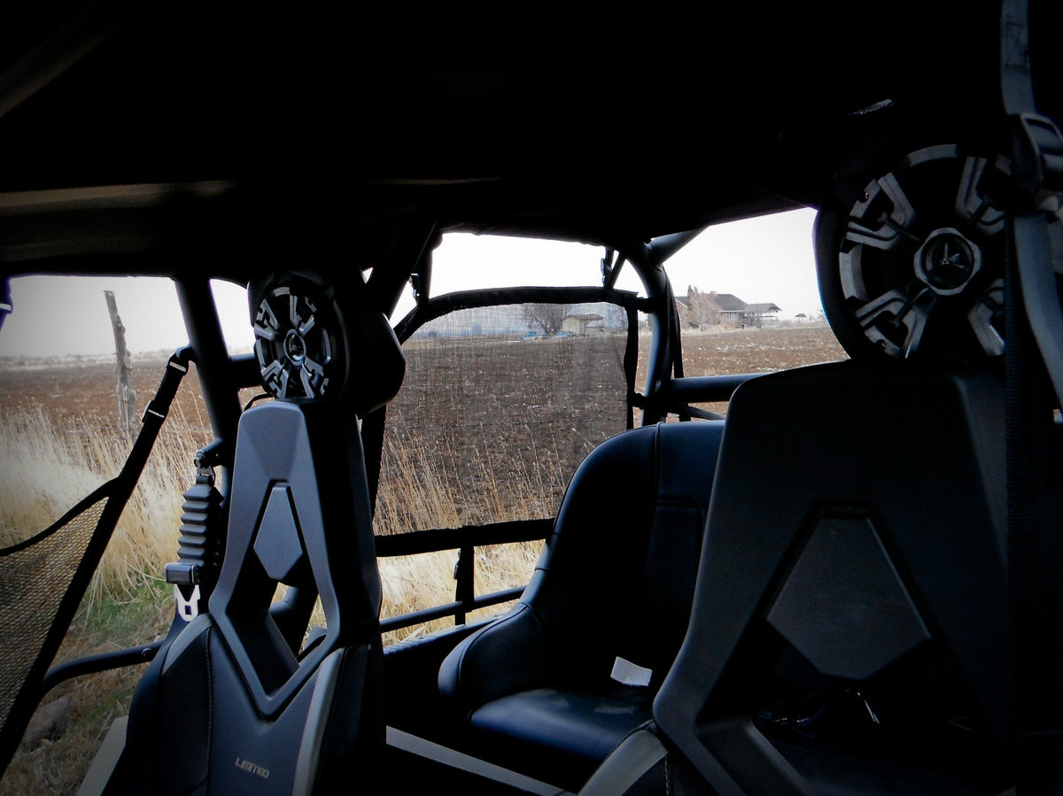 Photo of Commander Max Side Nets (2014-2020) by UTV Mountain Accessories - Premium Roofs for UTVs / Side by Sides