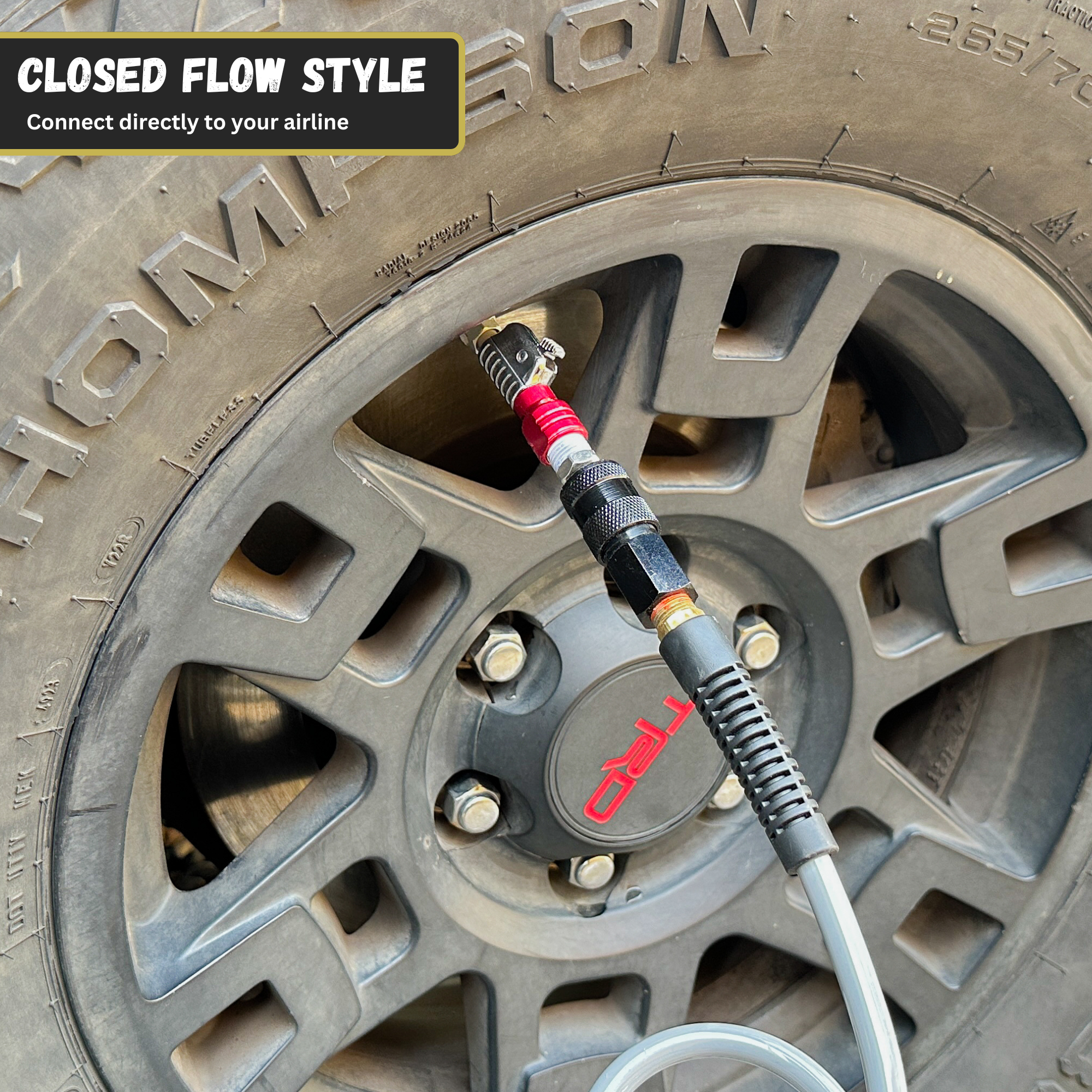 Photo of Lightning™ S2-Series Tire Air Chuck - 1/4" F-NPT by JACO - Premium Air Chuck for UTVs / Side by Sides