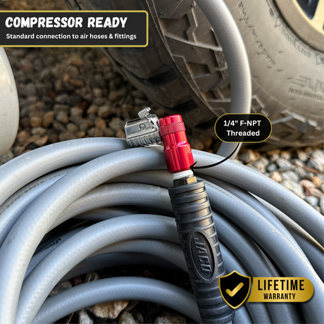 Photo of Lightning™ L2-Series Tire Air Chuck - 1/4" F-NPT by JACO - Premium Air Chuck for UTVs / Side by Sides