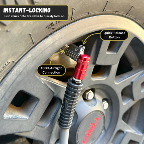 Photo of Lightning™ L2-Series Tire Air Chuck - 1/4" F-NPT by JACO - Premium Air Chuck for UTVs / Side by Sides