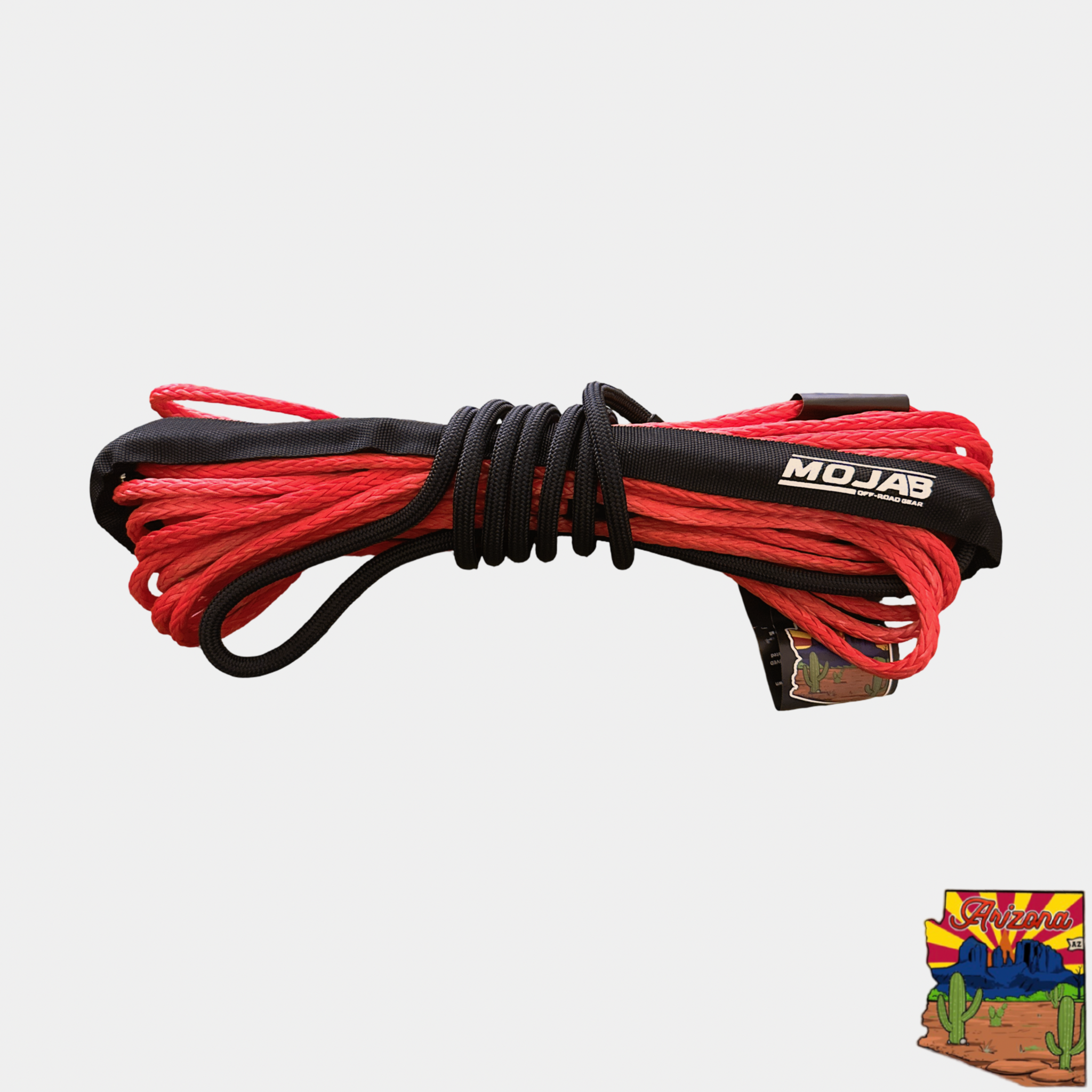 Photo of 1/4” x 50” Heavy duty SXS synthetic winch line by MOJAB OFFROAD - Premium for UTVs / Side by Sides