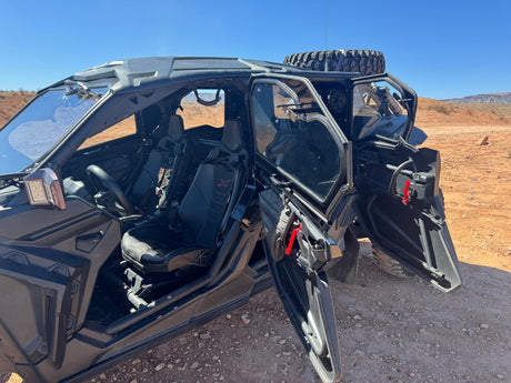 Photo of CANAM X3 4-SEAT Cab Enclosure "THE VAULT" Upper Side Doors & Panels (patent pending) by Dirt Warrior Accessories - Premium VAULT for UTVs / Side by Sides
