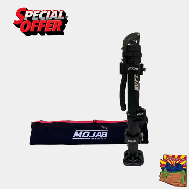 Photo of CarbonPro Compact Hydraulic Jack with Mounting Clamps MLH 40'' by MOJAB OFFROAD - Premium for UTVs / Side by Sides