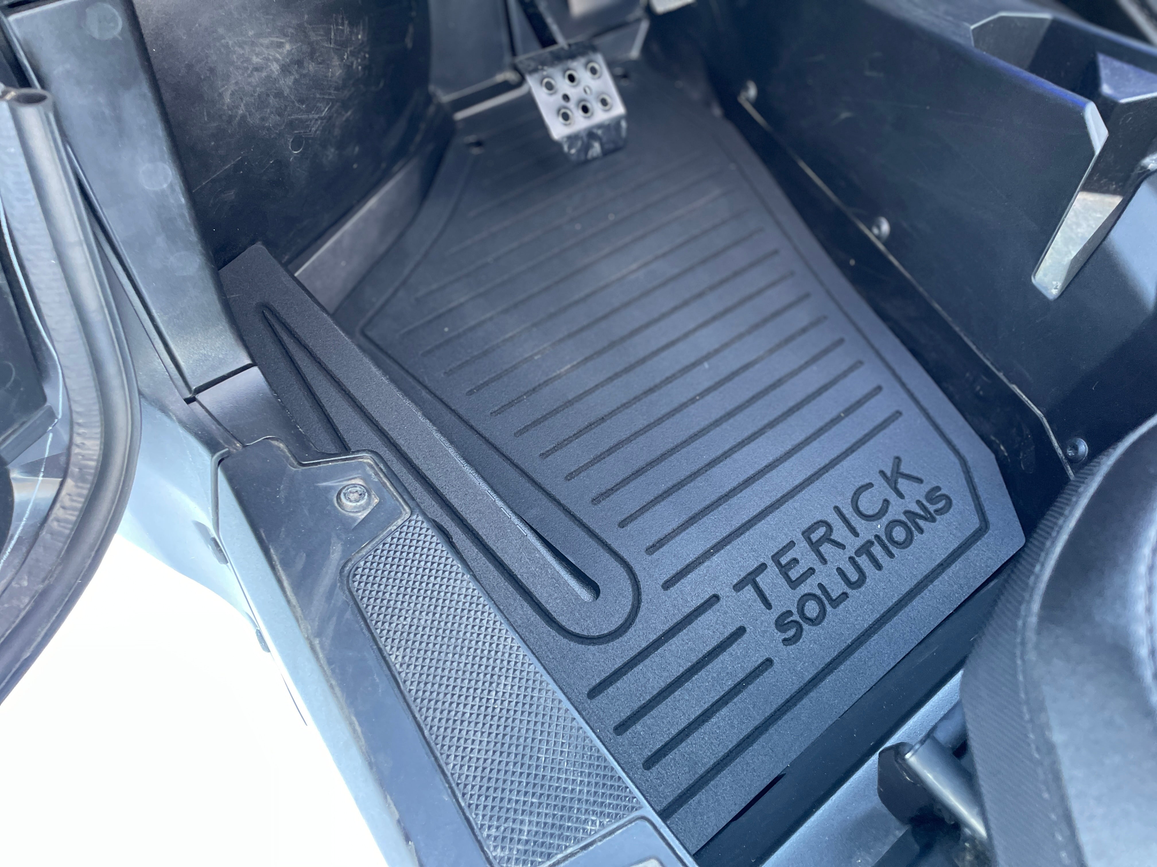 Photo of Polaris RZR XP 1000 Rubber Floor Mats by Terick Solutions - Premium UTV Rubber floor mats for UTVs / Side by Sides