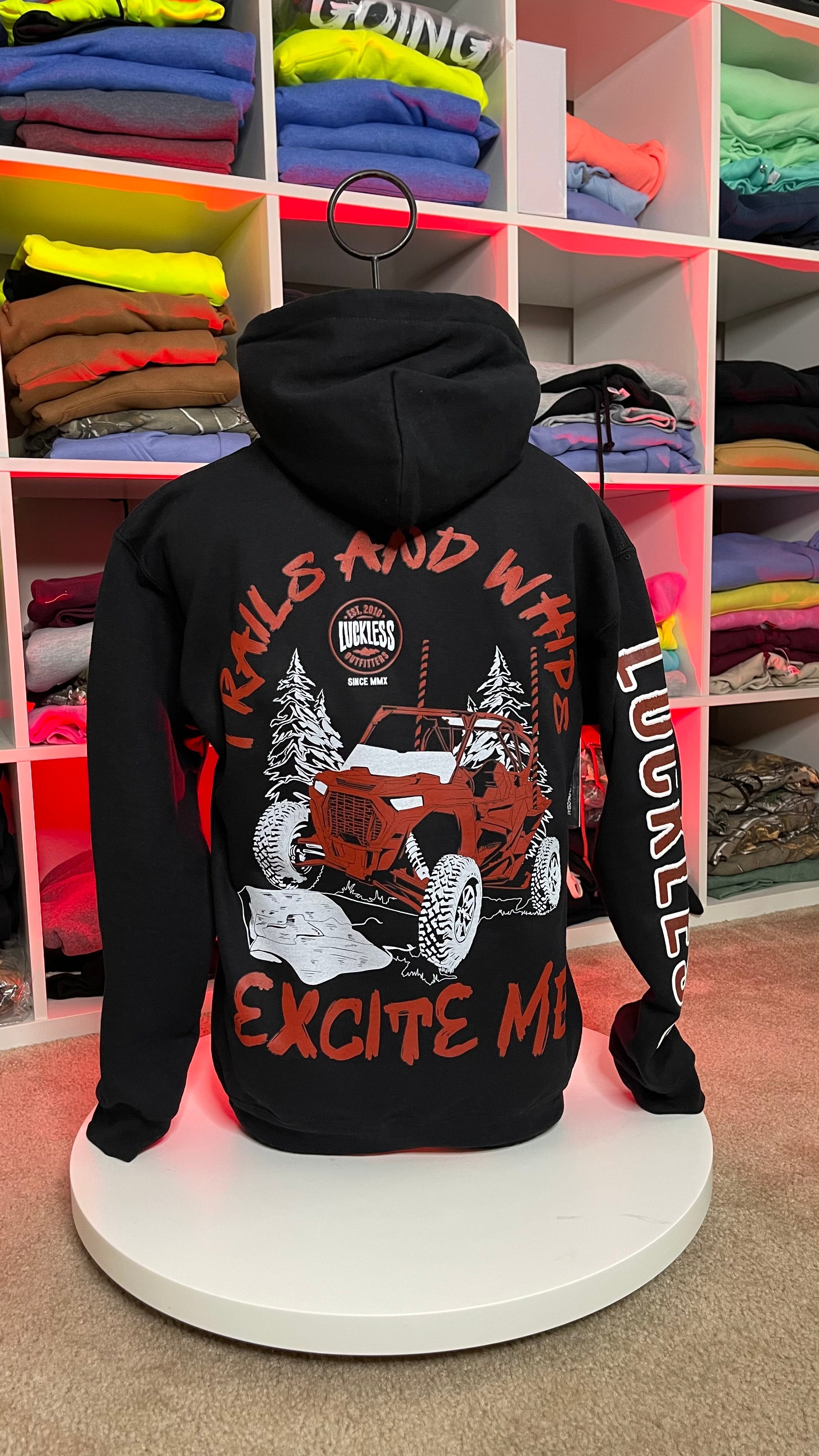 Photo of Trails & Whips Excite Me by Luckless Outfitters - Premium for UTVs / Side by Sides