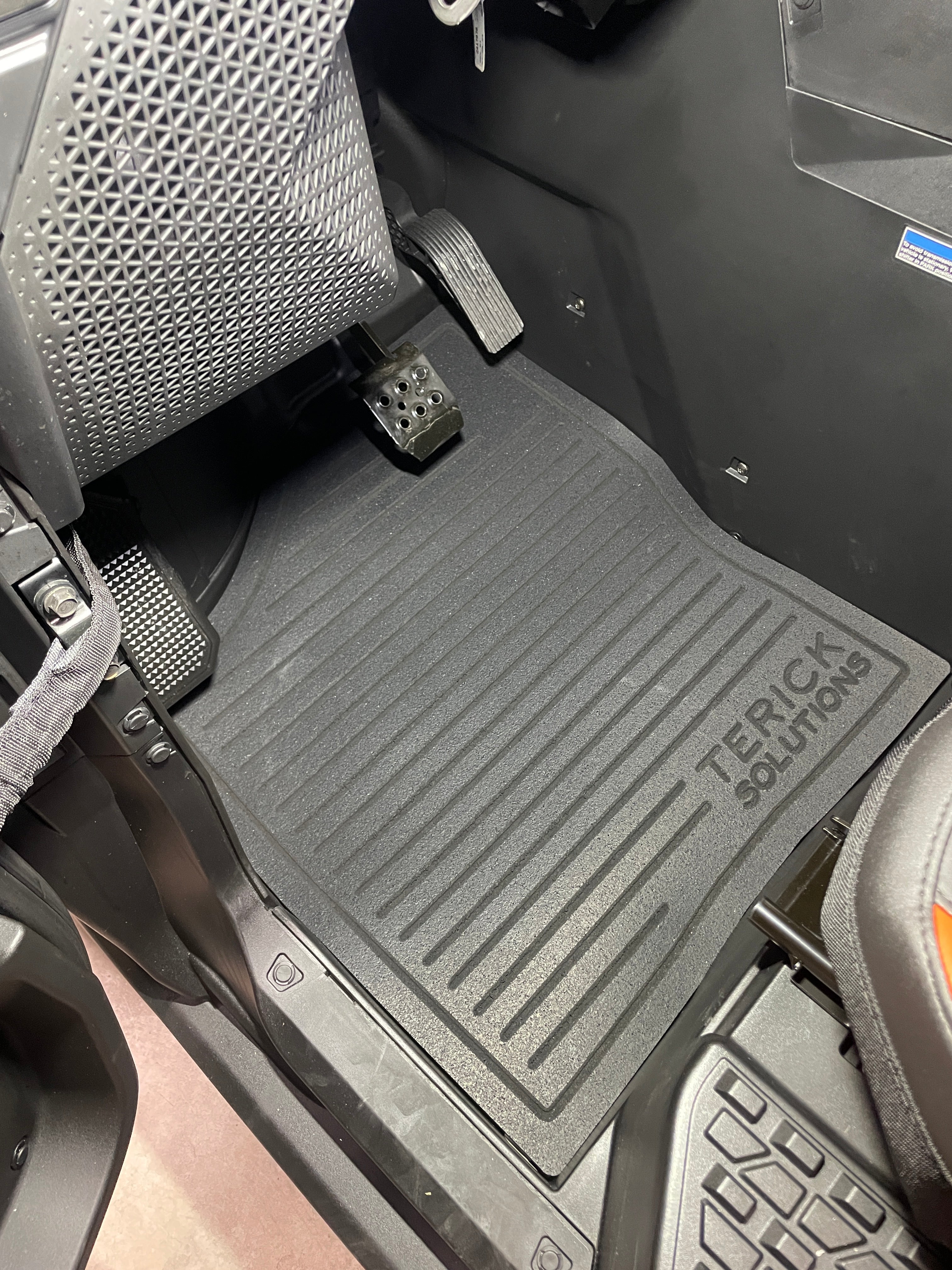 Photo of Polaris Xpedition Rubber Floor Mats by Terick Solutions - Premium UTV Rubber floor mats for UTVs / Side by Sides