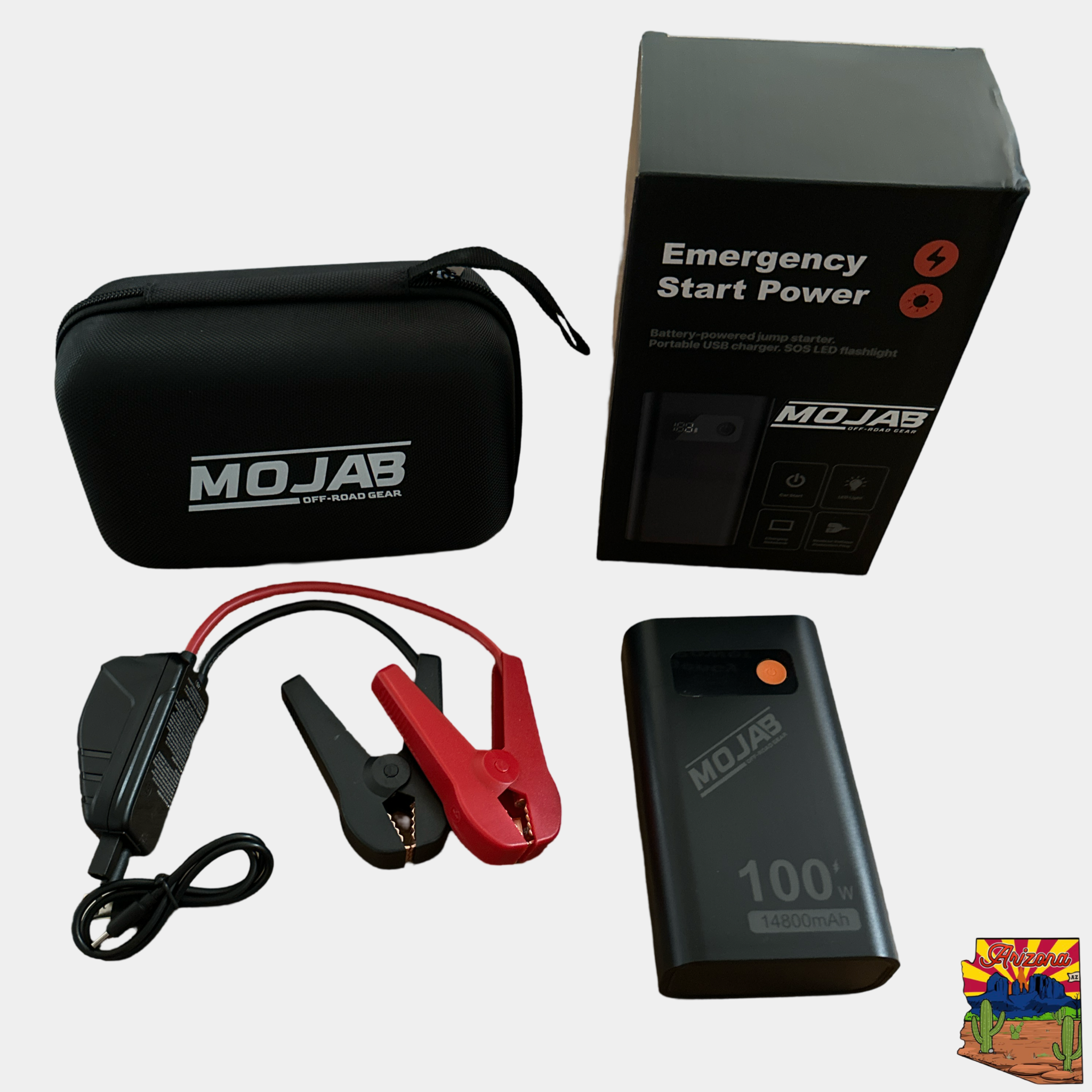 Photo of Battery Booster /Jump Starter by MOJAB OFFROAD - Premium Battery Booster for UTVs / Side by Sides