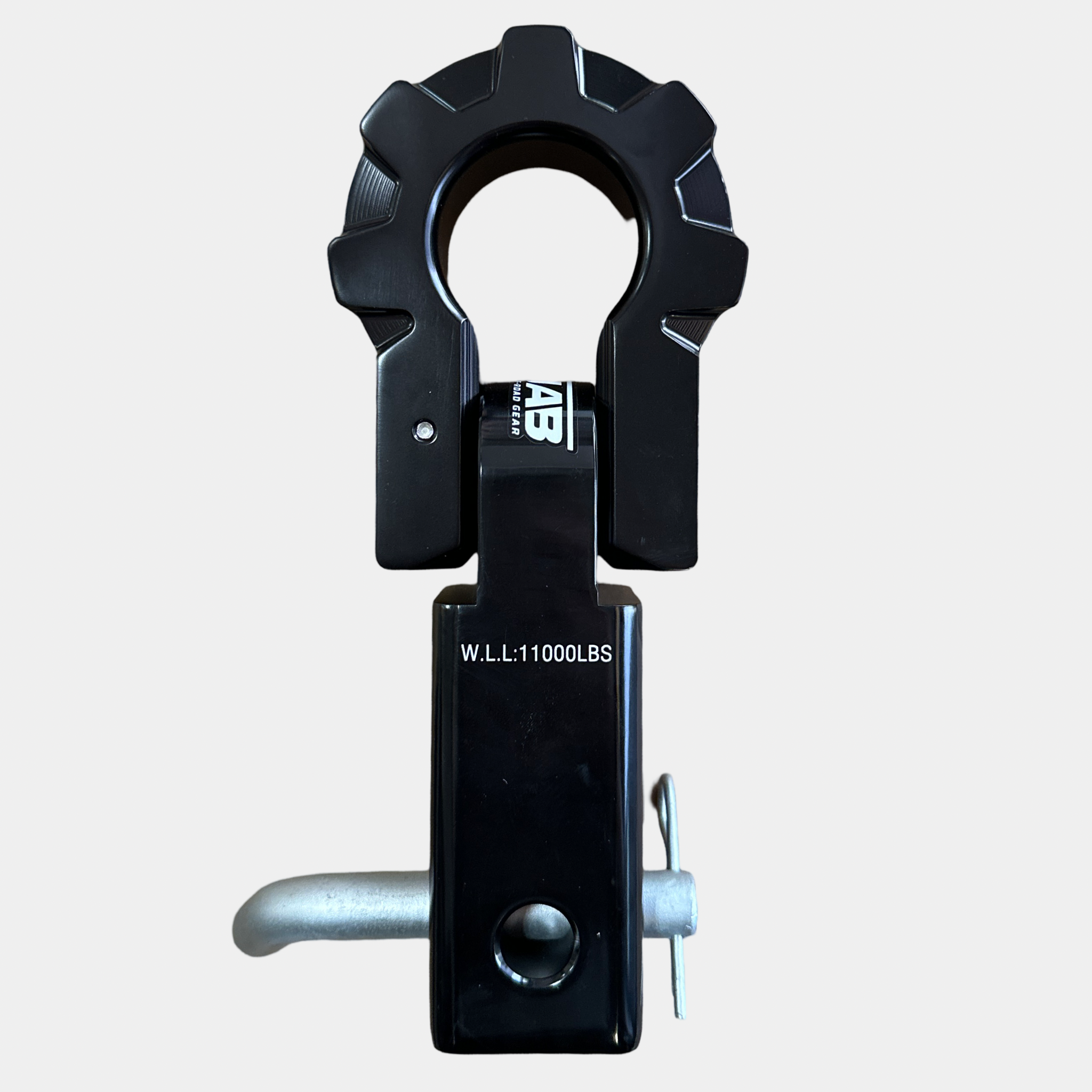 Photo of 2'' Aluminum Hitch Receiver with Aluminum D-Shackle 9T (LIFETIME WARRANTY) by MOJAB OFFROAD - Premium for UTVs / Side by Sides