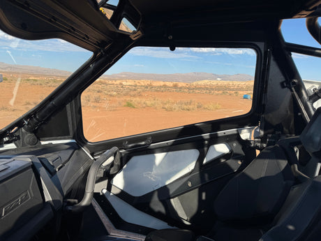 Photo of POLARIS RZR PRO XP / Turbo R 2-SEAT Cab Enclosure 2019-24 "THE VAULT" Upper Side Doors & Panels (Patent Pending) by Dirt Warrior Accessories - Premium VAULT for UTVs / Side by Sides