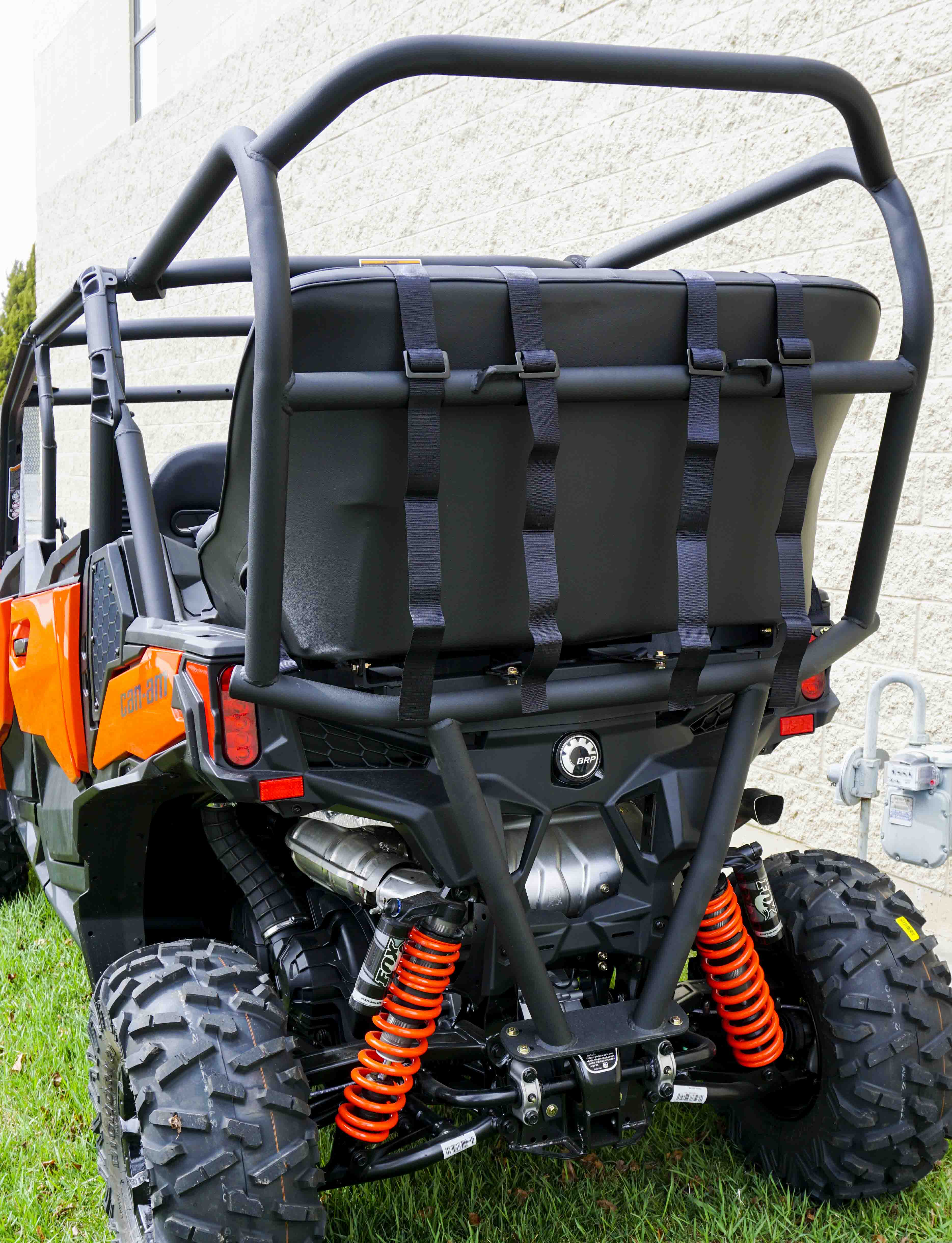 Photo of Maverick Sport Max Rear Bench and Roll Cage Kit (2020-2024) by UTV Mountain Accessories - Premium Roll Cages for UTVs / Side by Sides