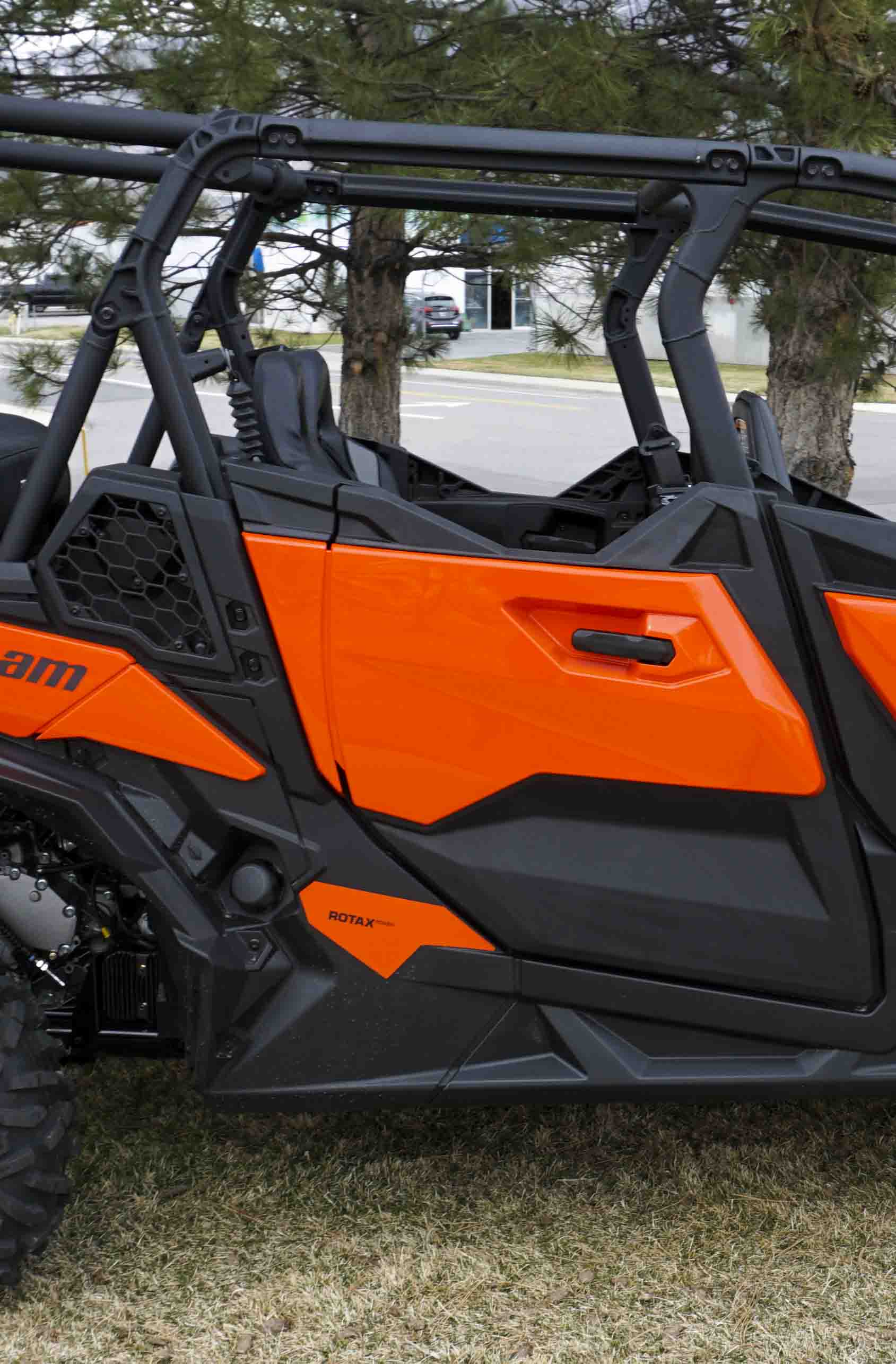 Photo of Maverick Sport Max Rear Bench with Harnesses (2019-2025) by UTV Mountain Accessories - Premium Bench Seat for UTVs / Side by Sides