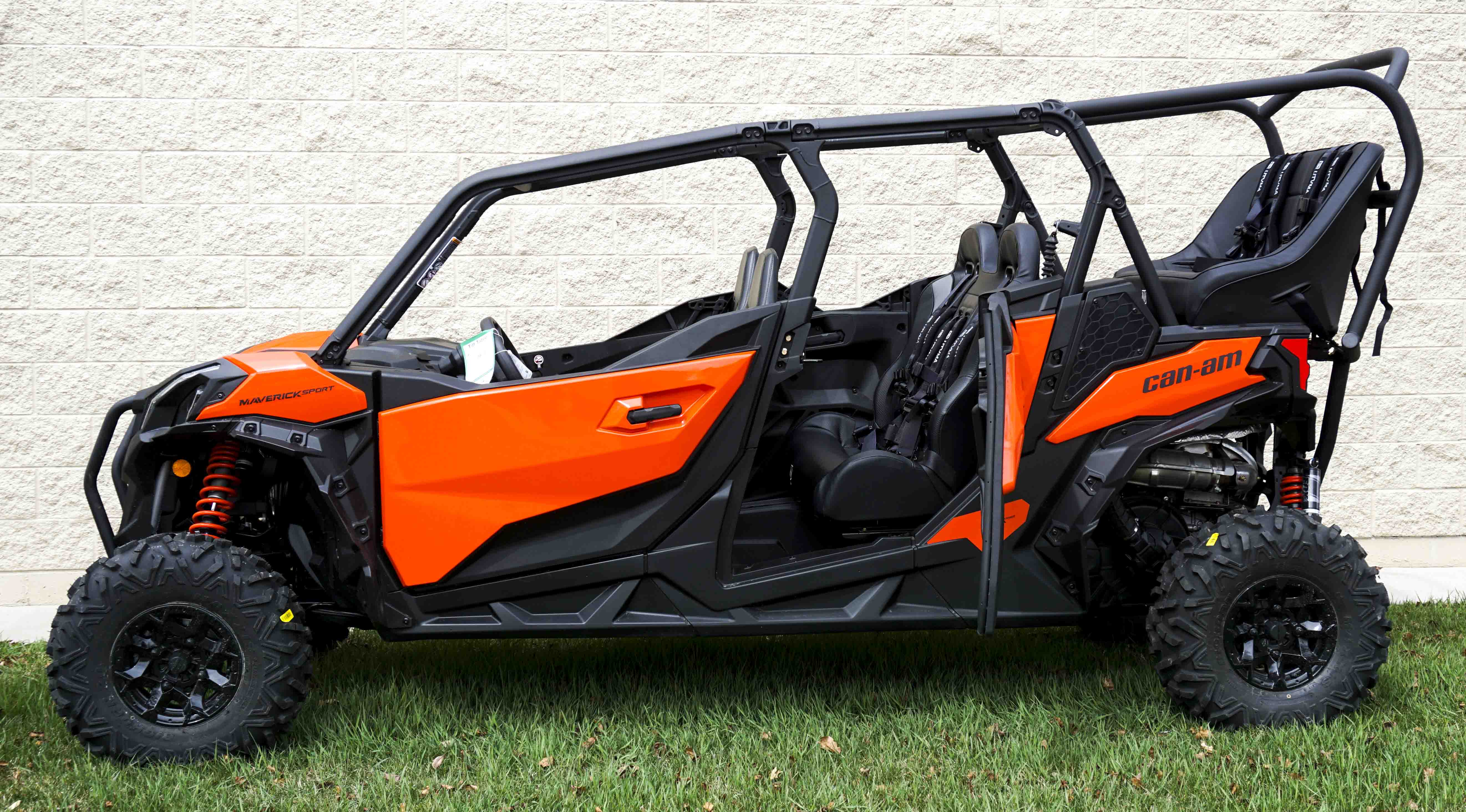 Photo of Maverick Sport Max Rear Bench and Roll Cage Kit (2020-2024) by UTV Mountain Accessories - Premium Roll Cages for UTVs / Side by Sides