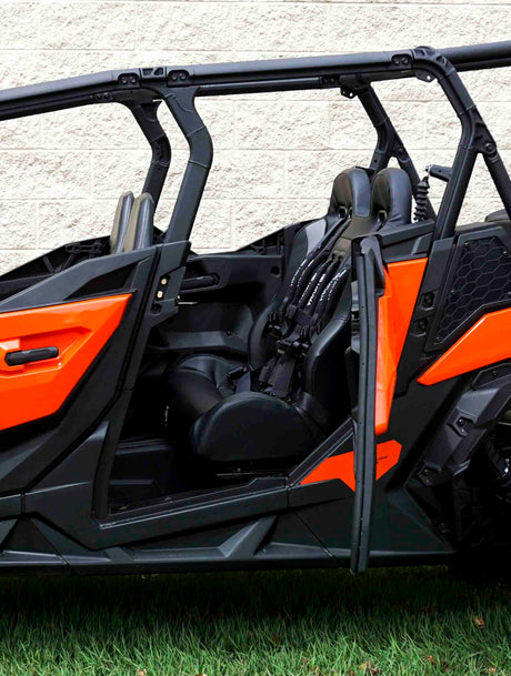 Photo of Maverick Sport Max Rear Bench with Harnesses (2019-2025) by UTV Mountain Accessories - Premium Bench Seat for UTVs / Side by Sides