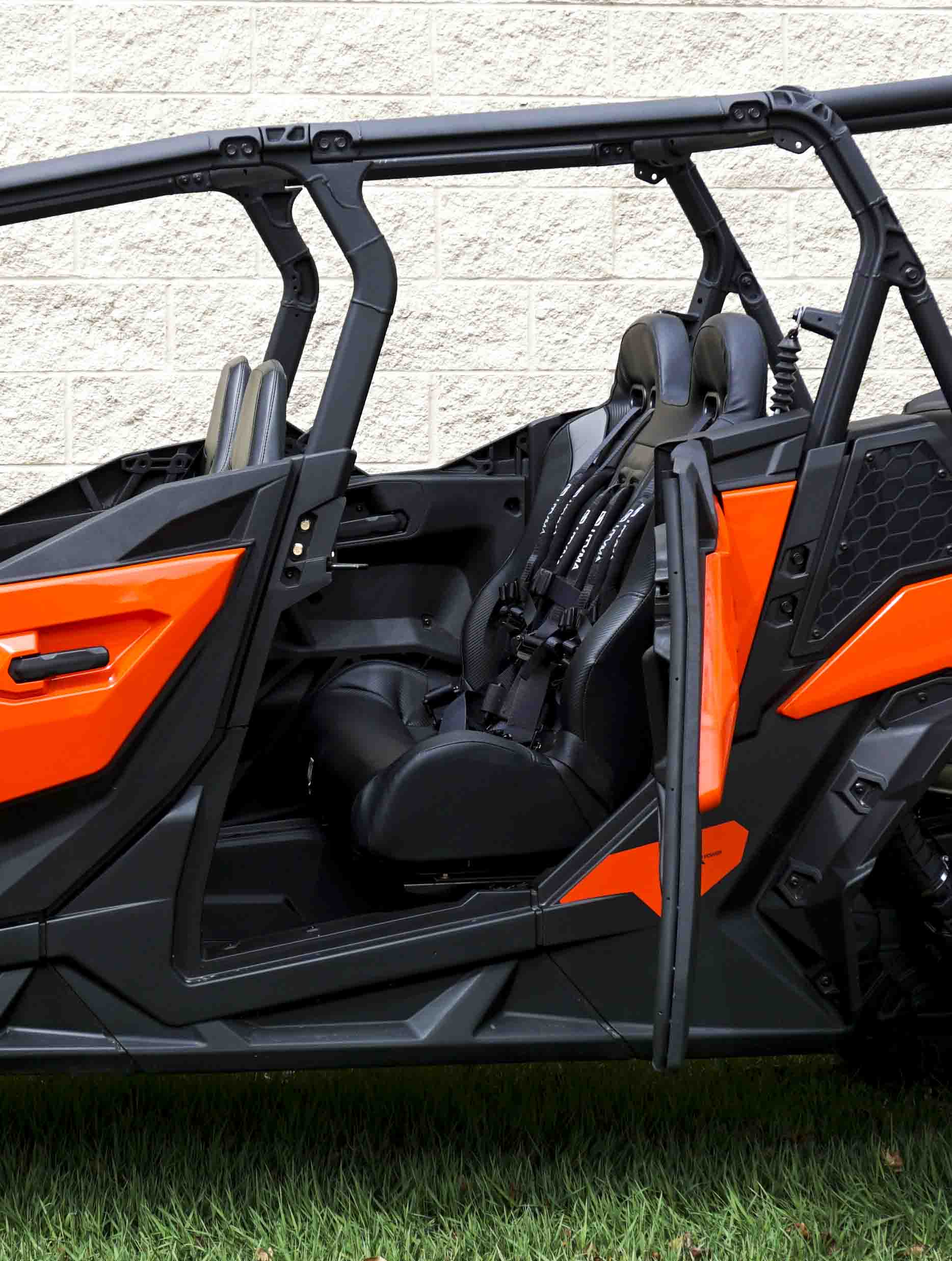 Maverick Sport Max Rear Bench with Harnesses - Comfortable + Safe (2019+)