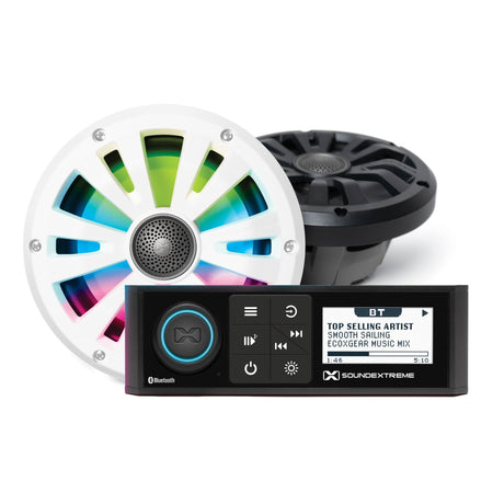Photo of POWERSPORTS Marine DIN Radio 6.5" Speaker Kit by ECOXGEAR - Premium for UTVs / Side by Sides