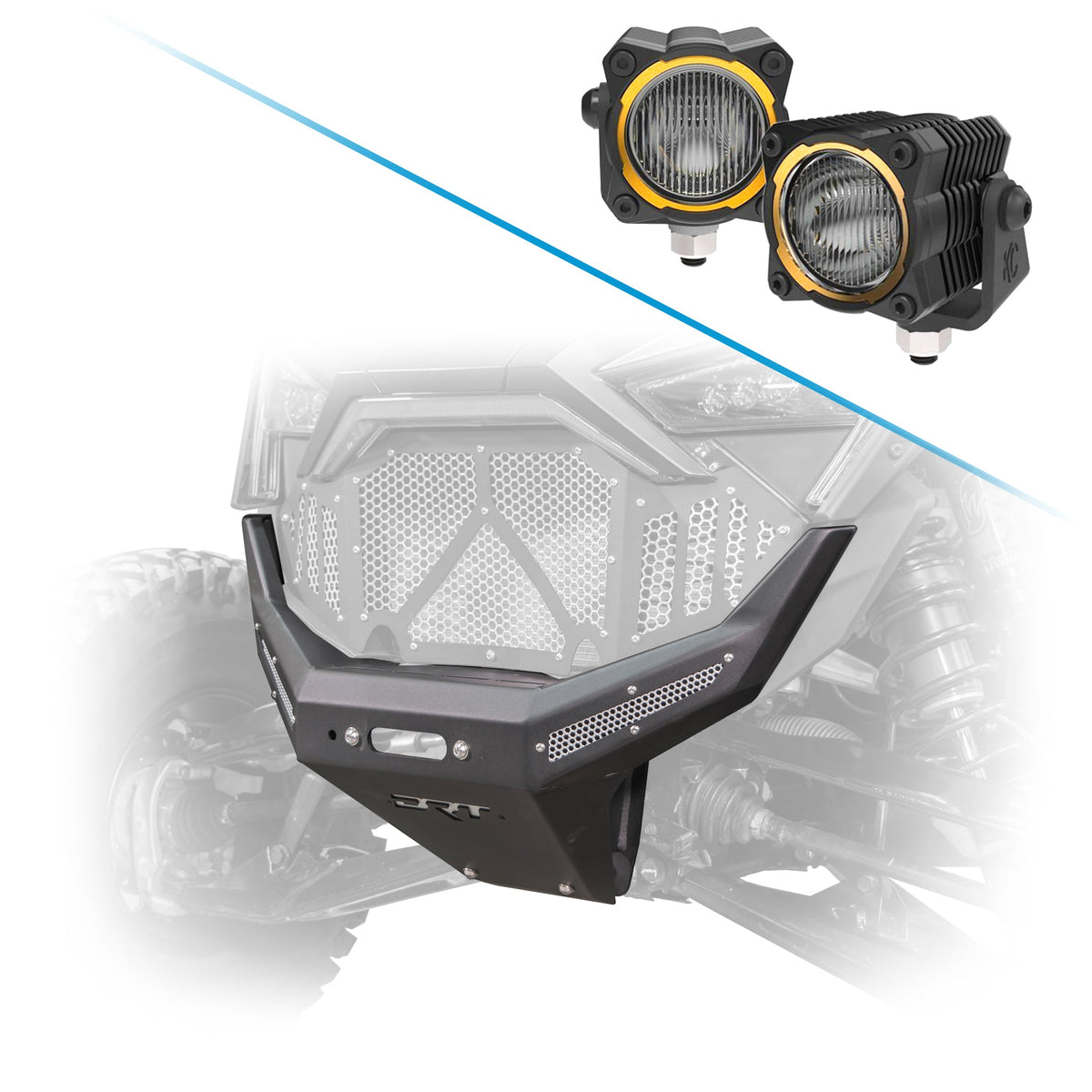 Front Winch Bumper for Polaris RZR Pro R / Turbo R 2020-2024 by DRT Motorsports - product image 21
