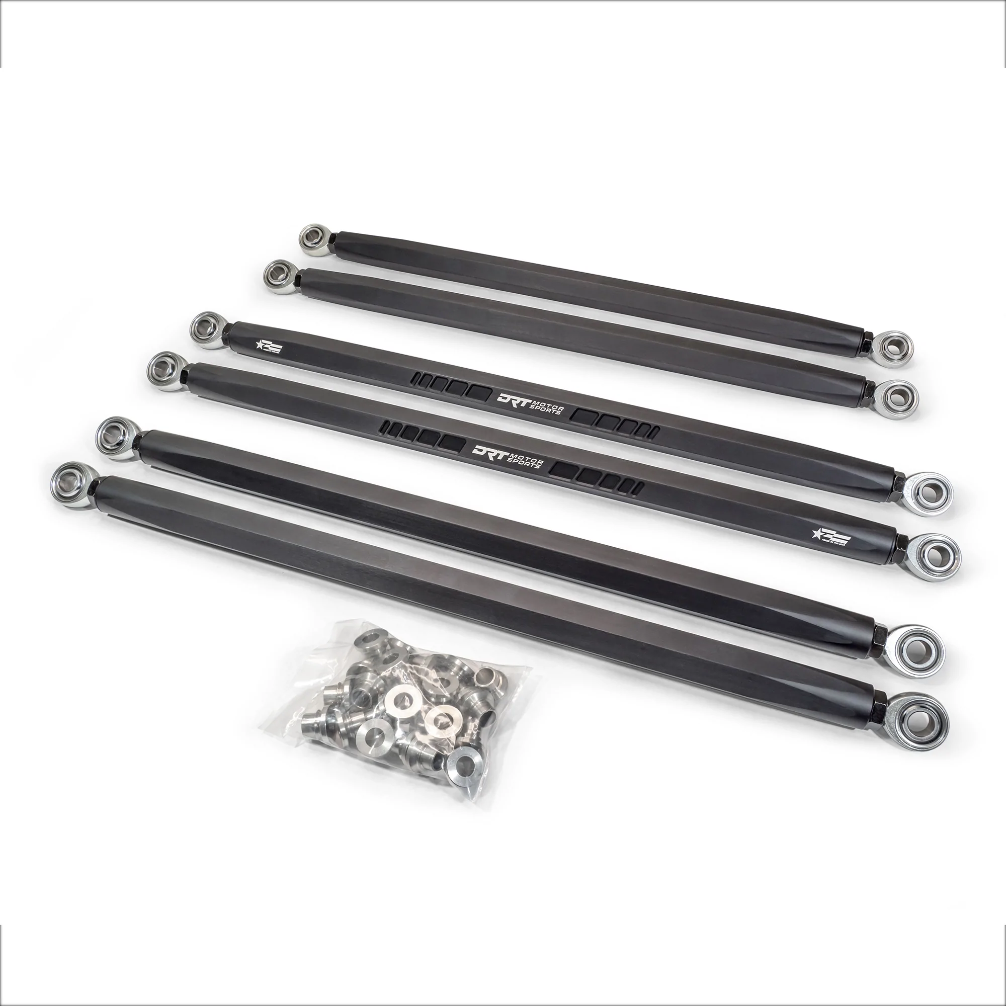 DRT Can-Am X3 2017+ Billet Aluminum Hex Bar Radius Rod Kit - 72"