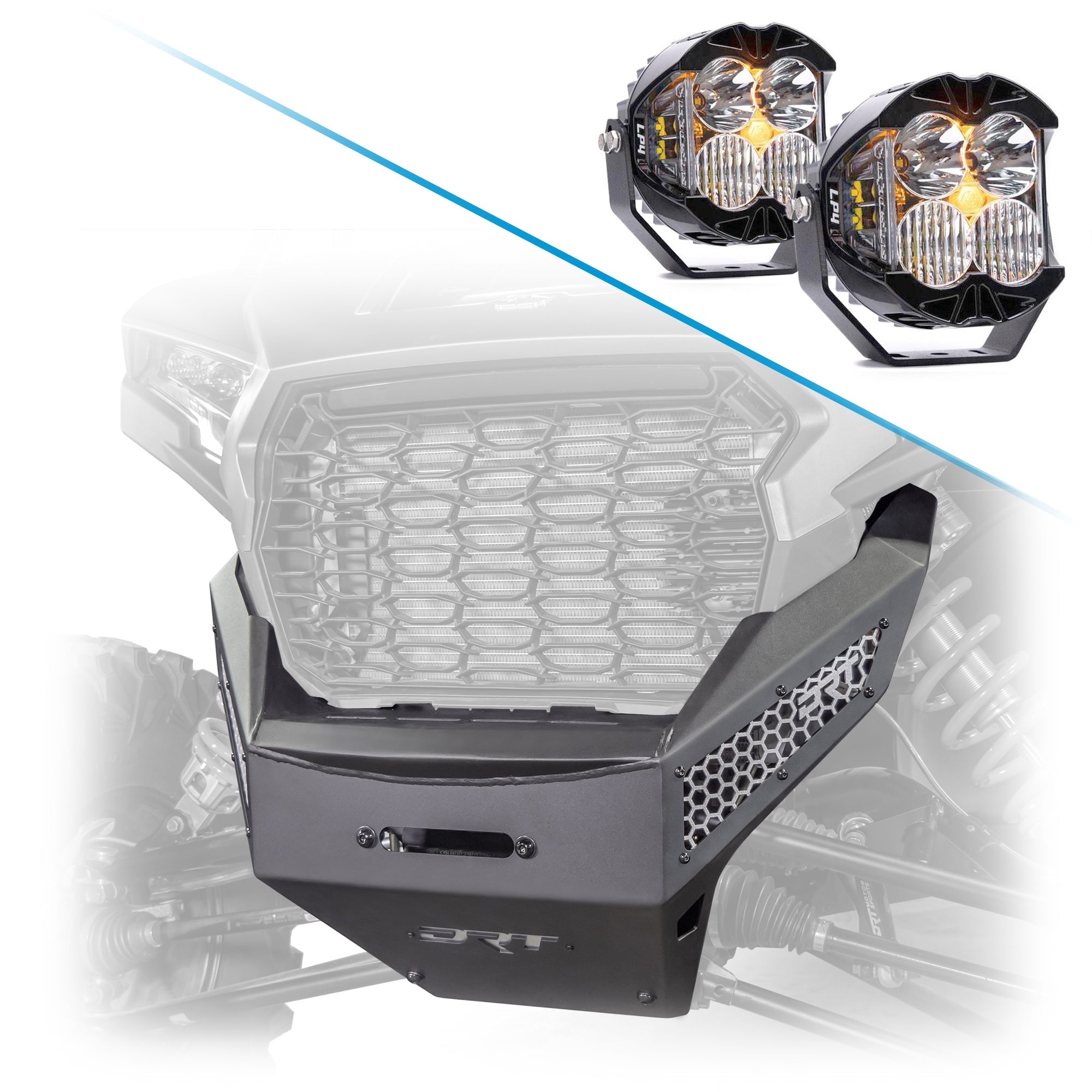 RZR XP 1000/4 Front Winch Bumper - Aggressive Styling + Winch Capability (2024/2025)