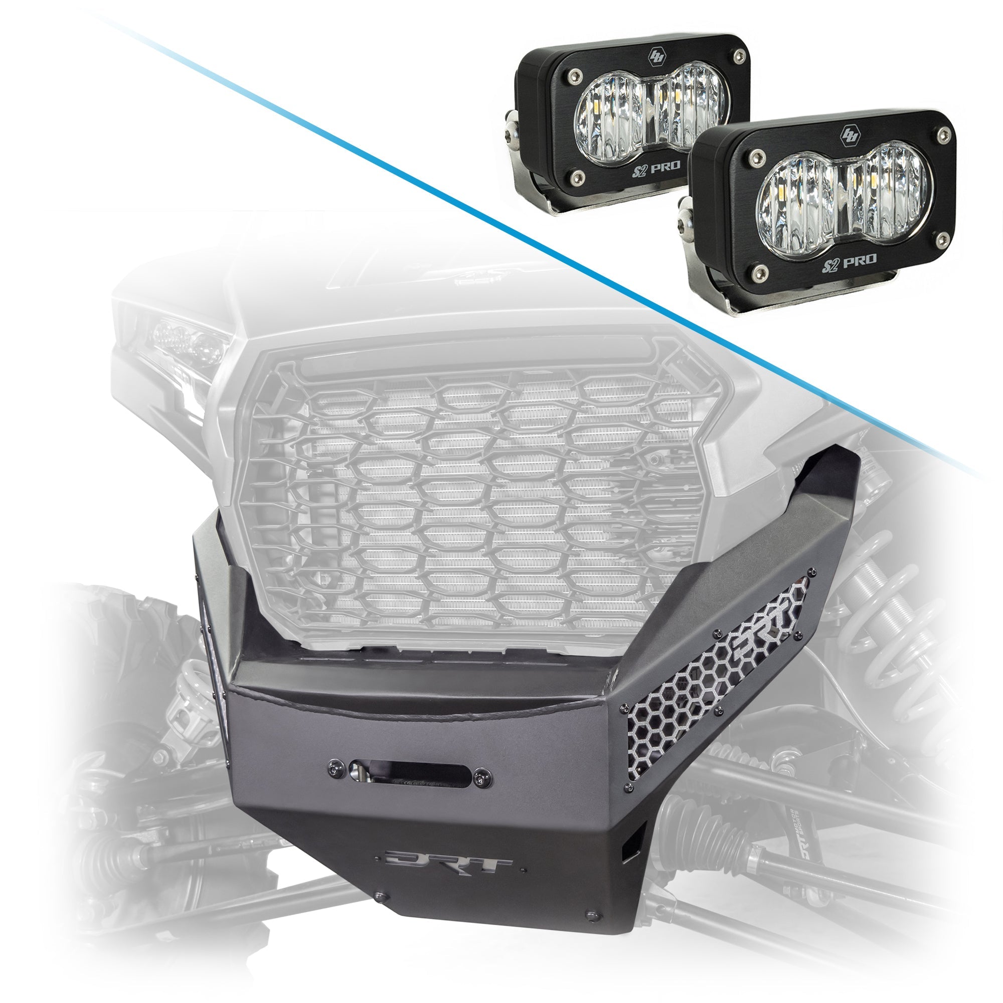 RZR XP 1000/4 Front Winch Bumper - Aggressive Styling + Winch Capability (2024/2025)