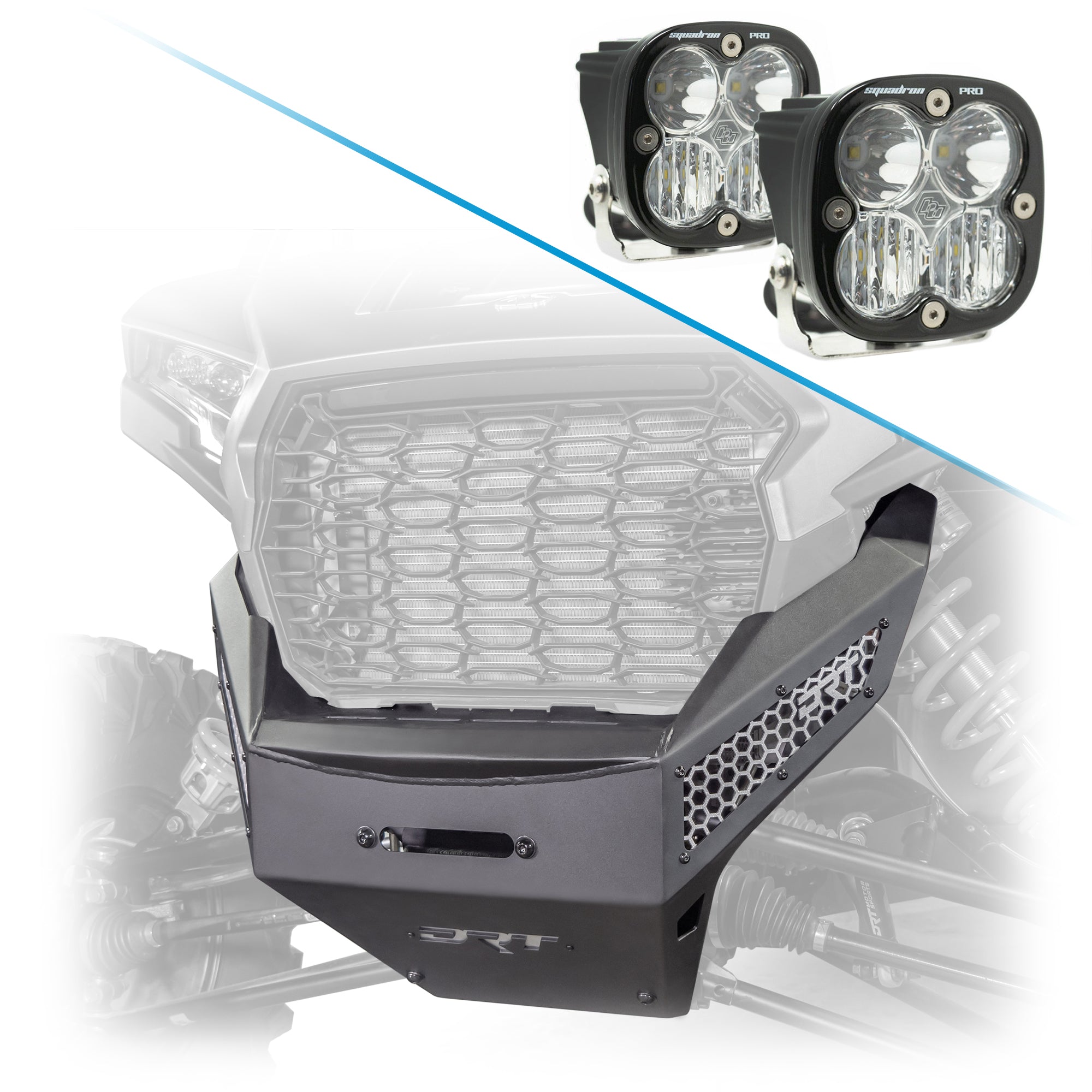RZR XP 1000/4 Front Winch Bumper - Aggressive Styling + Winch Capability (2024/2025)