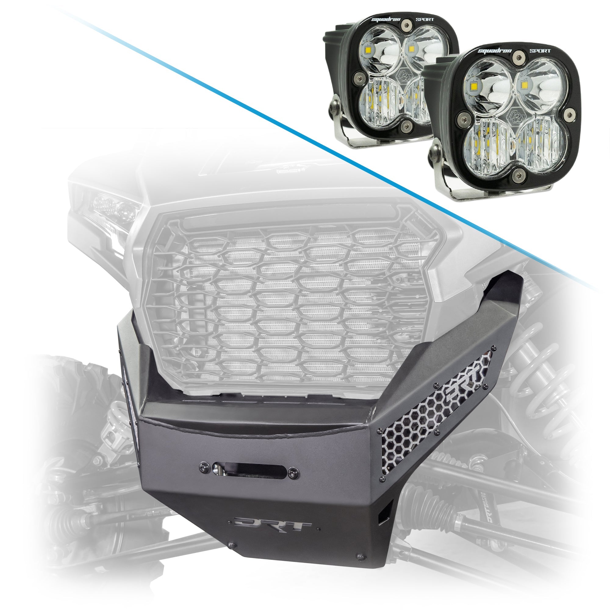 RZR XP 1000/4 Front Winch Bumper - Aggressive Styling + Winch Capability (2024/2025)