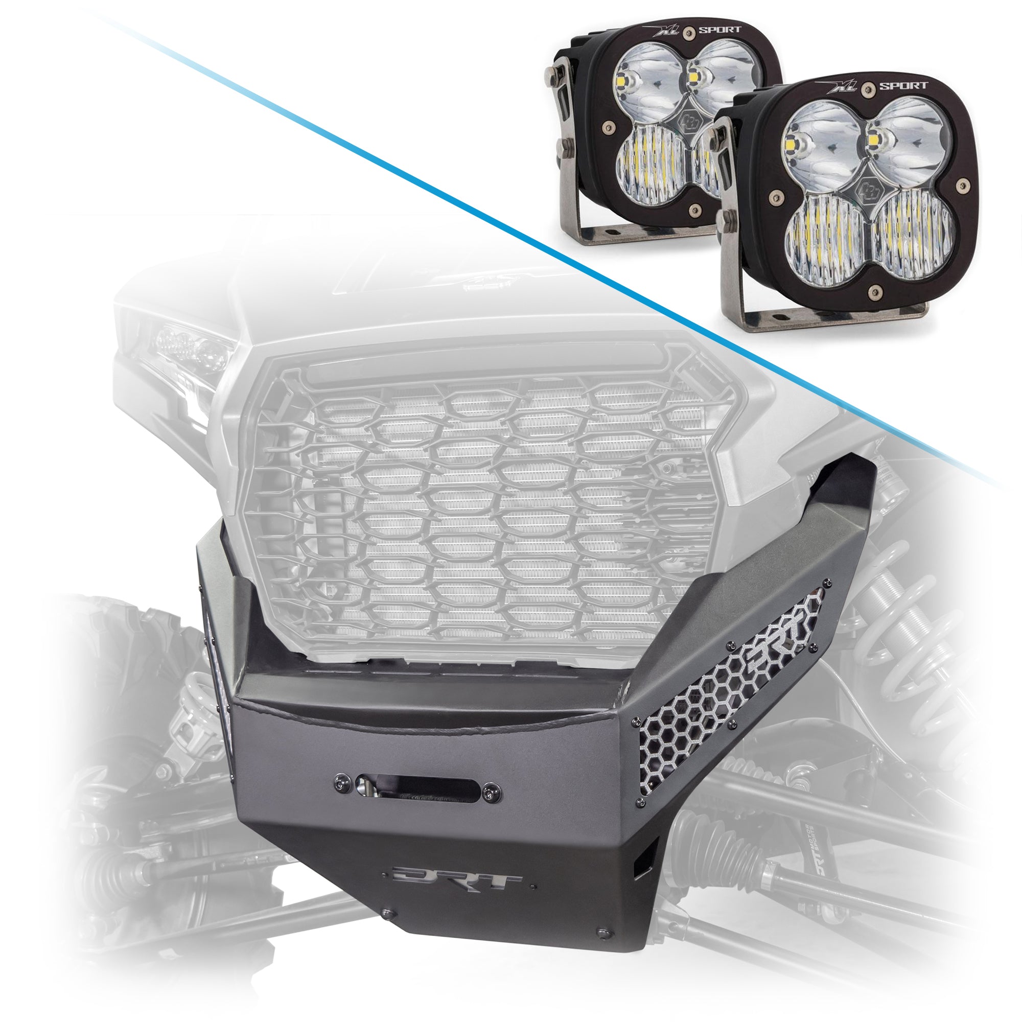 RZR XP 1000/4 Front Winch Bumper - Aggressive Styling + Winch Capability (2024/2025)