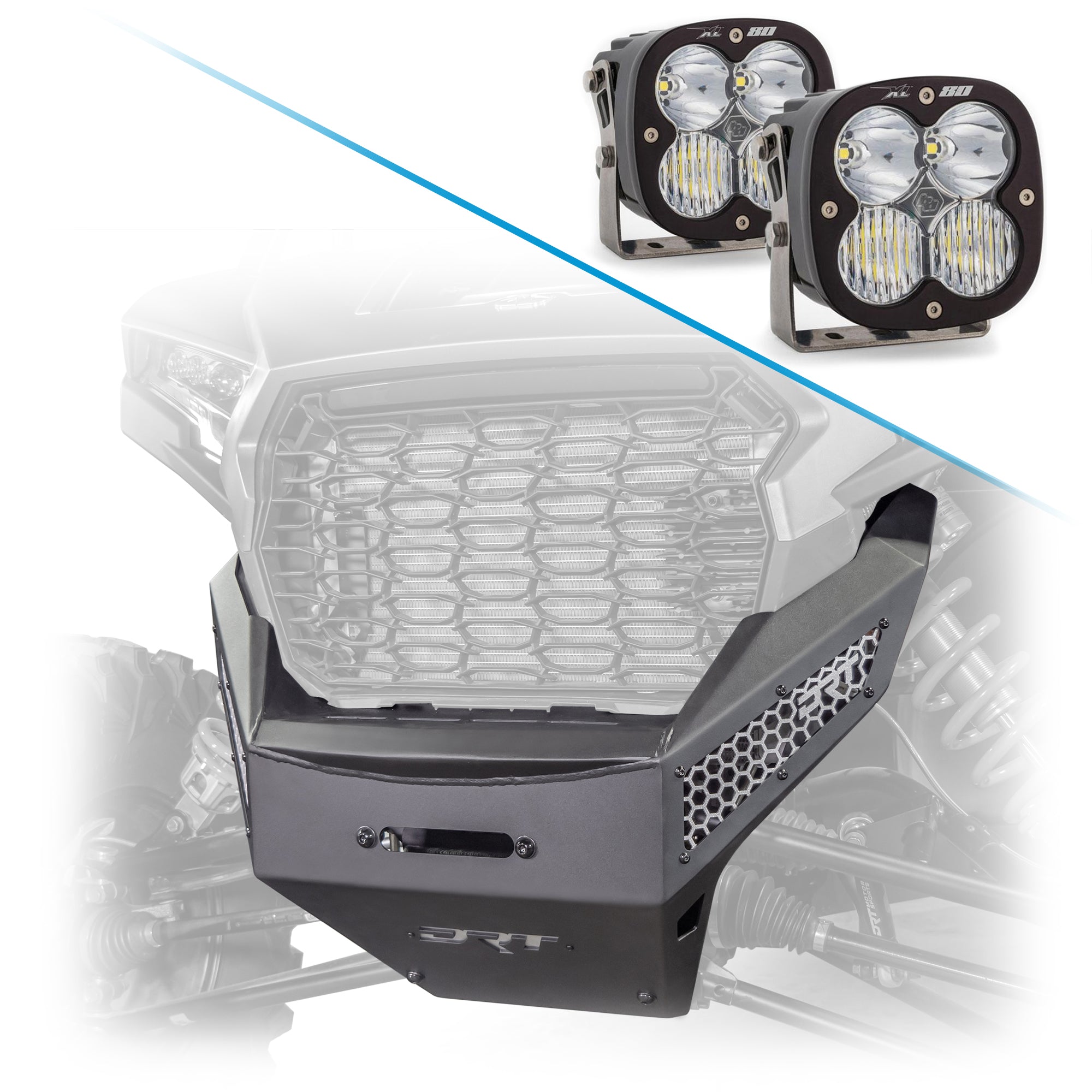 RZR XP 1000/4 Front Winch Bumper - Aggressive Styling + Winch Capability (2024/2025)