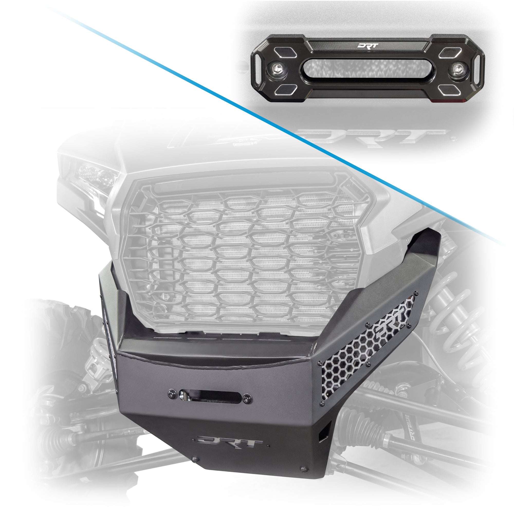 RZR XP 1000/4 Front Winch Bumper - Aggressive Styling + Winch Capability (2024/2025)