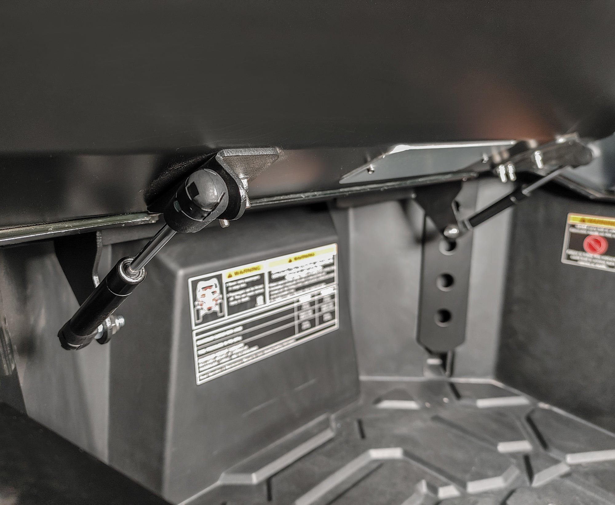 Polaris Trunk Enclosure Gas Strut Lift Kit - Hands-Free Openness + Easy Install (2022+)