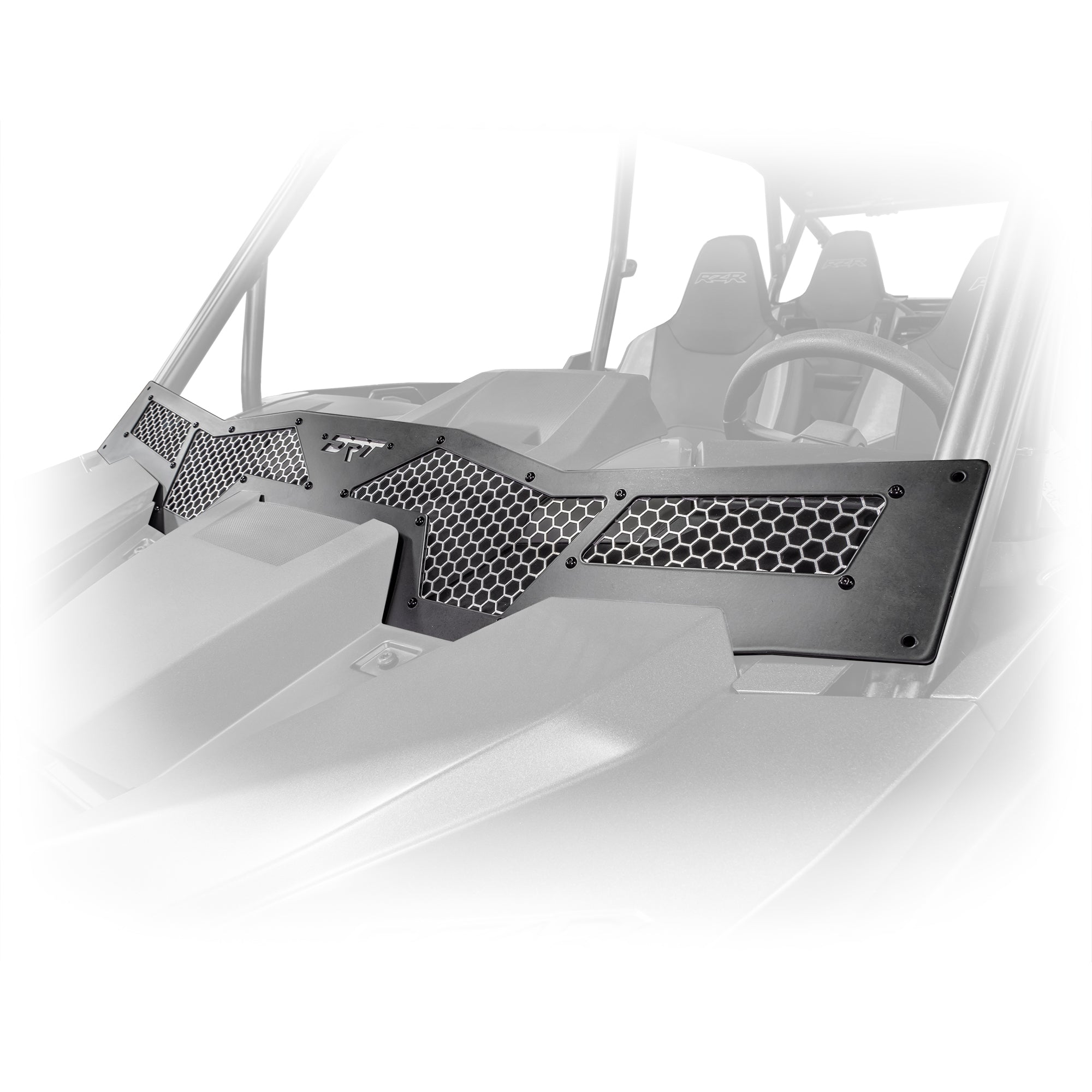 DRT Motorsports Polaris RZR XP 1000/4 Aluminum Wind Diffuser - Wind Protection + Stylish Design (2024+)