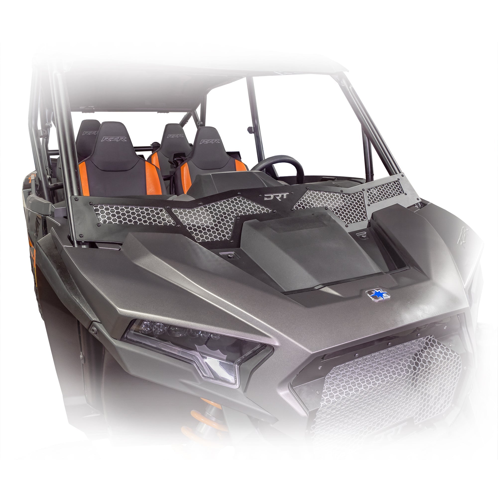 DRT Motorsports Polaris RZR XP 1000/4 Aluminum Wind Diffuser - Wind Protection + Stylish Design (2024+)