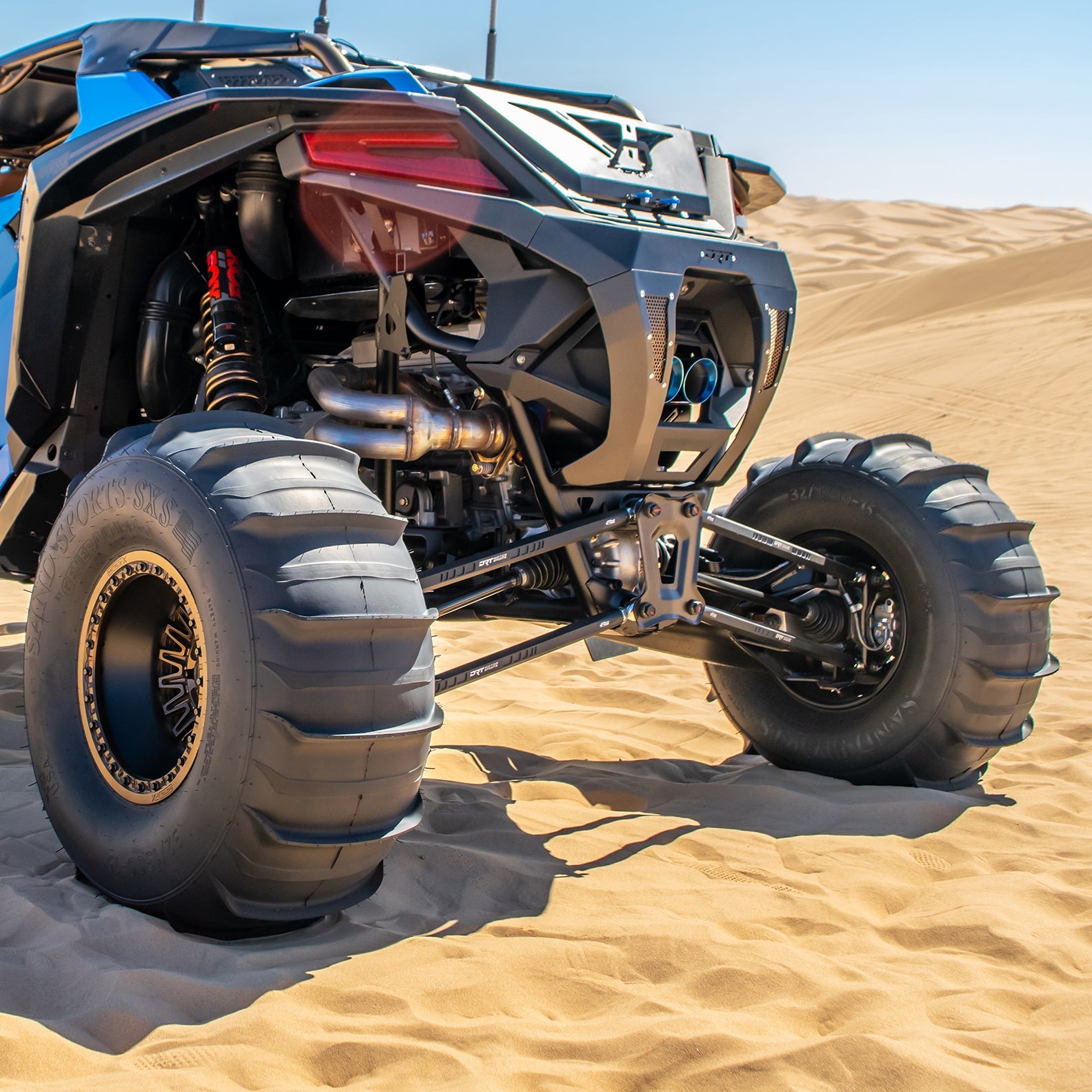 DRT Motorsports Billet Aluminum Hex Bar Radius Rod Kit for Polaris RZR Pro R / Turbo R (2022+)