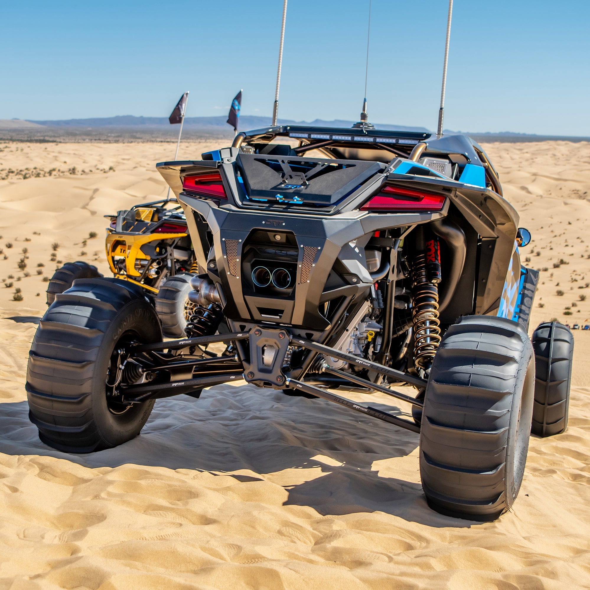 DRT Motorsports Billet Aluminum Hex Bar Radius Rod Kit for Polaris RZR Pro R / Turbo R (2022+)