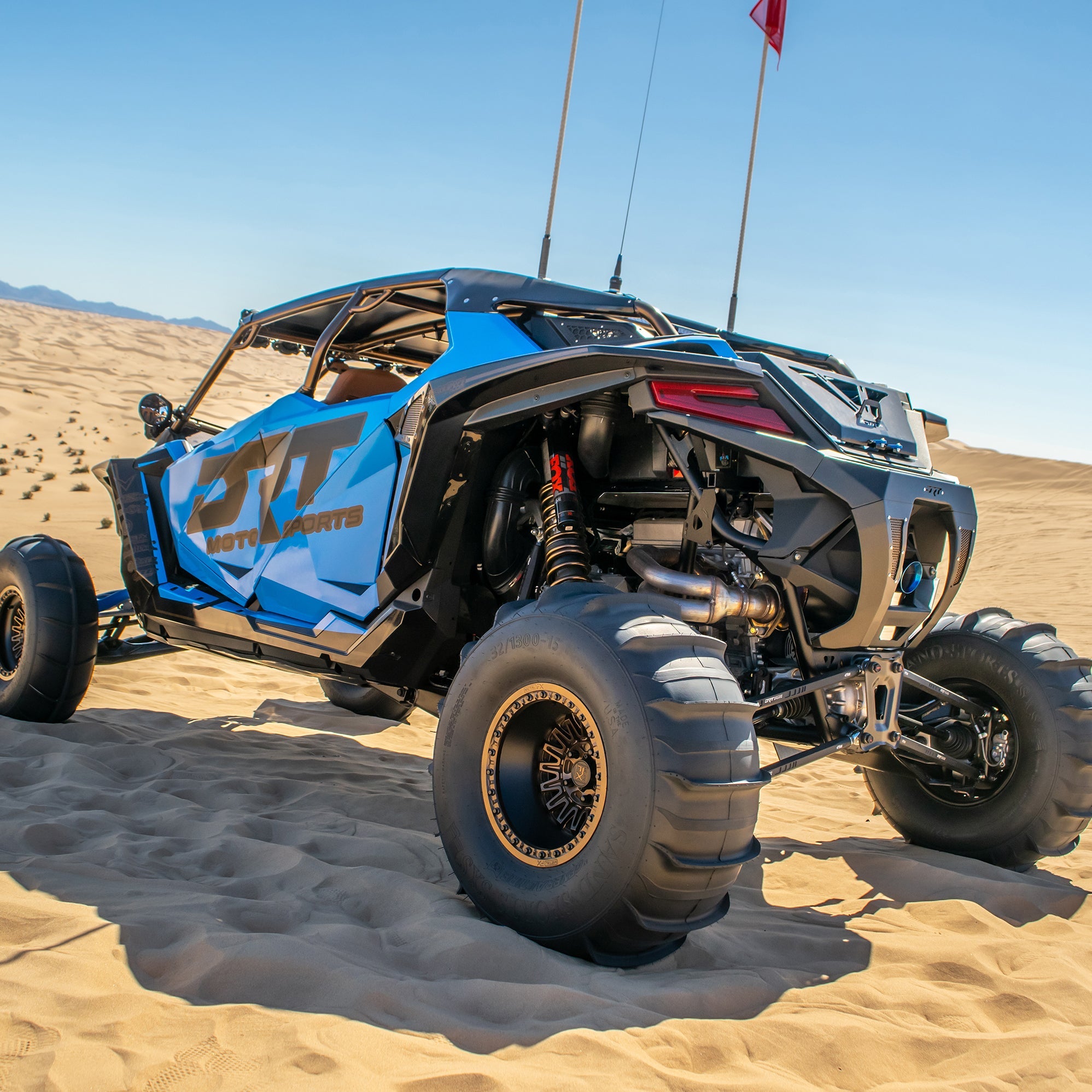 DRT Motorsports Billet Aluminum Hex Bar Radius Rod Kit for Polaris RZR Pro R / Turbo R (2022+)