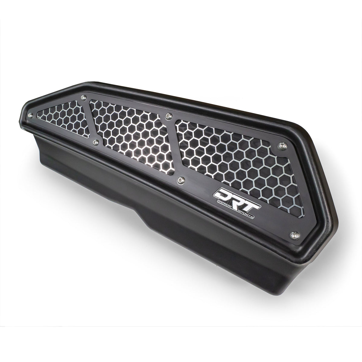 Air Intake Vent Cover Set for Kawasaki Teryx KRX/4 1000, (Black/Raw) by DRT Motorsports - product image 2