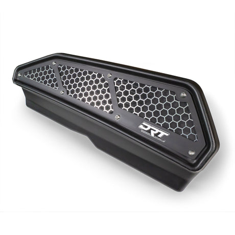 Air Intake Vent Cover Set for Kawasaki Teryx KRX/4 1000, (Black/Raw) by DRT Motorsports