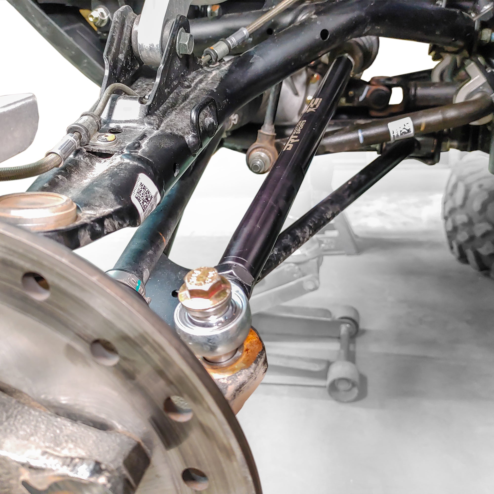 DRT HD Billet Aluminum Tie Rod Kit for Polaris RZR XP Models (M16 Rack)