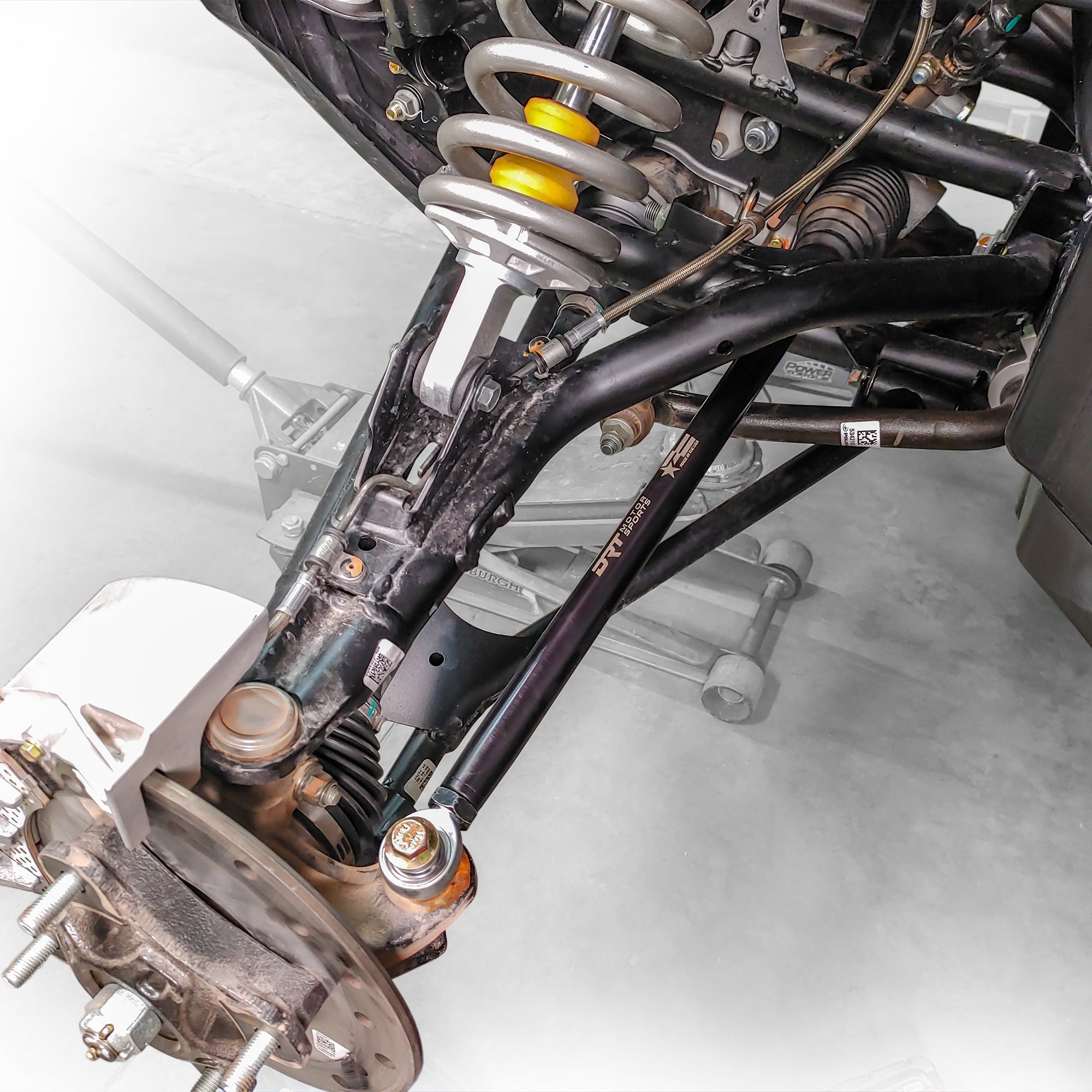 DRT HD Billet Aluminum Tie Rod Kit for Polaris RZR XP Models (M16 Rack)